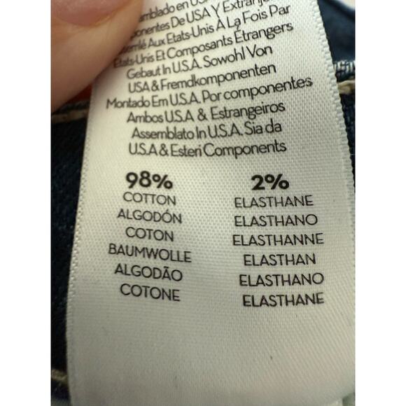 Mother | Insider ankle in "Mile High" dark denim wash jeans | size 24 - Picture 10 of 10